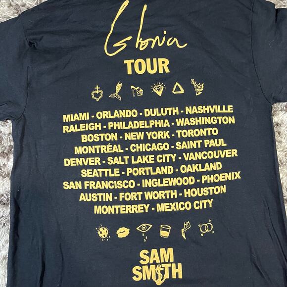 Sam Smith Gloria Tour Merch Adult  sz M New Black - Picture 4 of 5